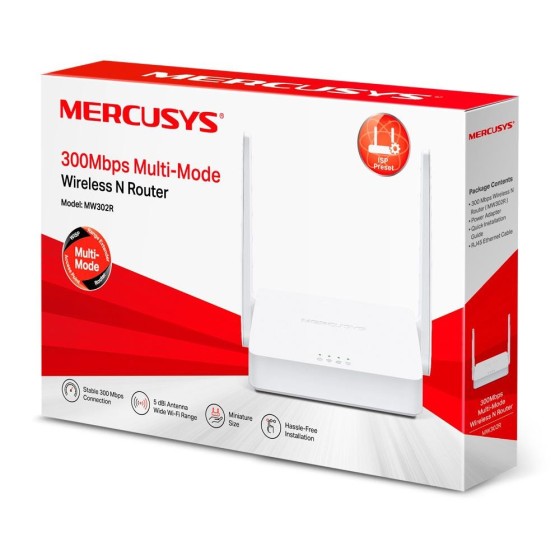 Router Mercusys Inalambrico Multimodo 300Mbps