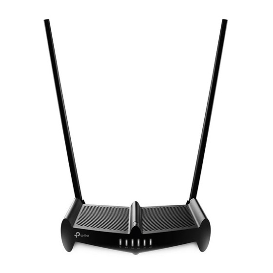 Router TPLINK Inalámbrico de Alta Potencia 300Mbps COLOR Negro