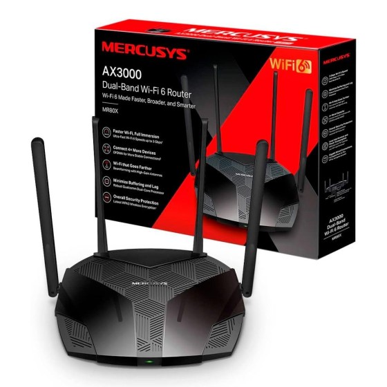 Router Wi-Fi 6 de doble banda AX3000