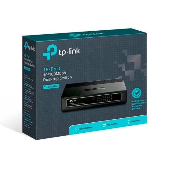 Switch TP-LINK NO administrable 16 puertos RJ4510/100