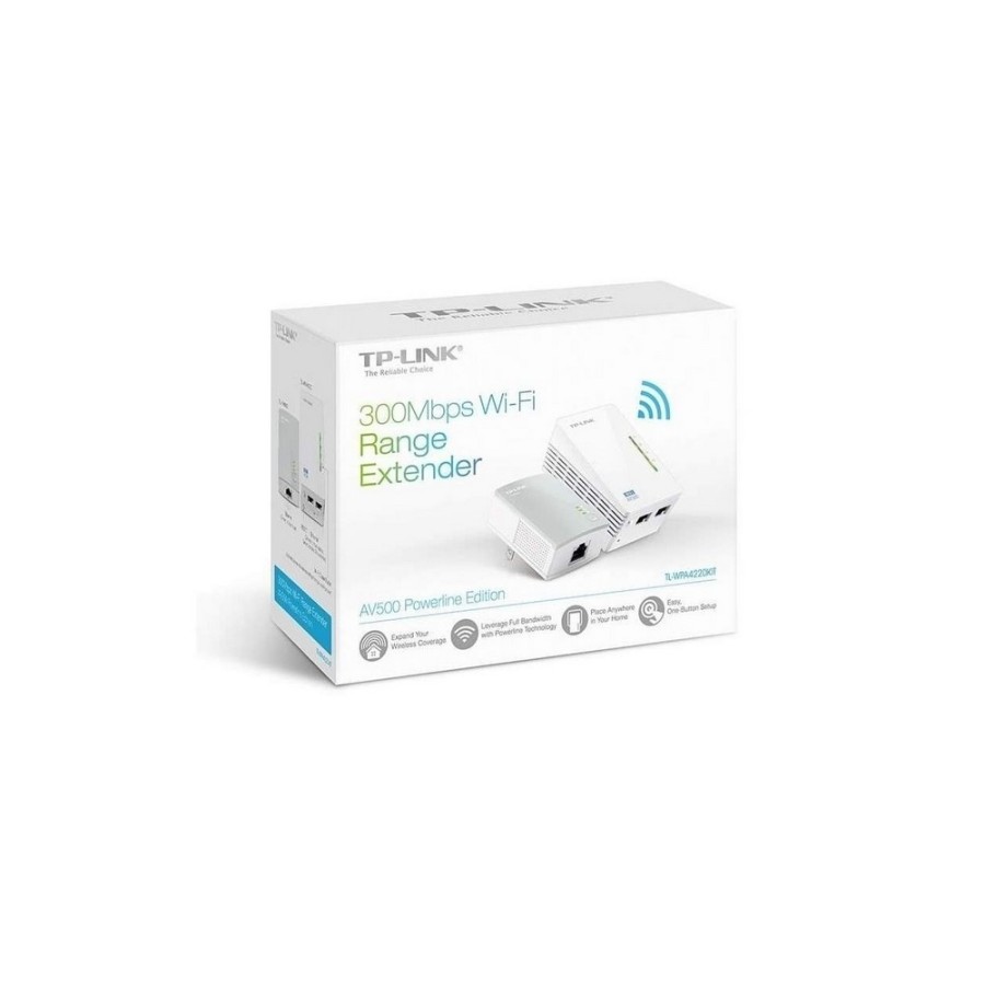 Extensor de Rango Power Line TPLINK Kit de Extensor inalambrico 300Mbps