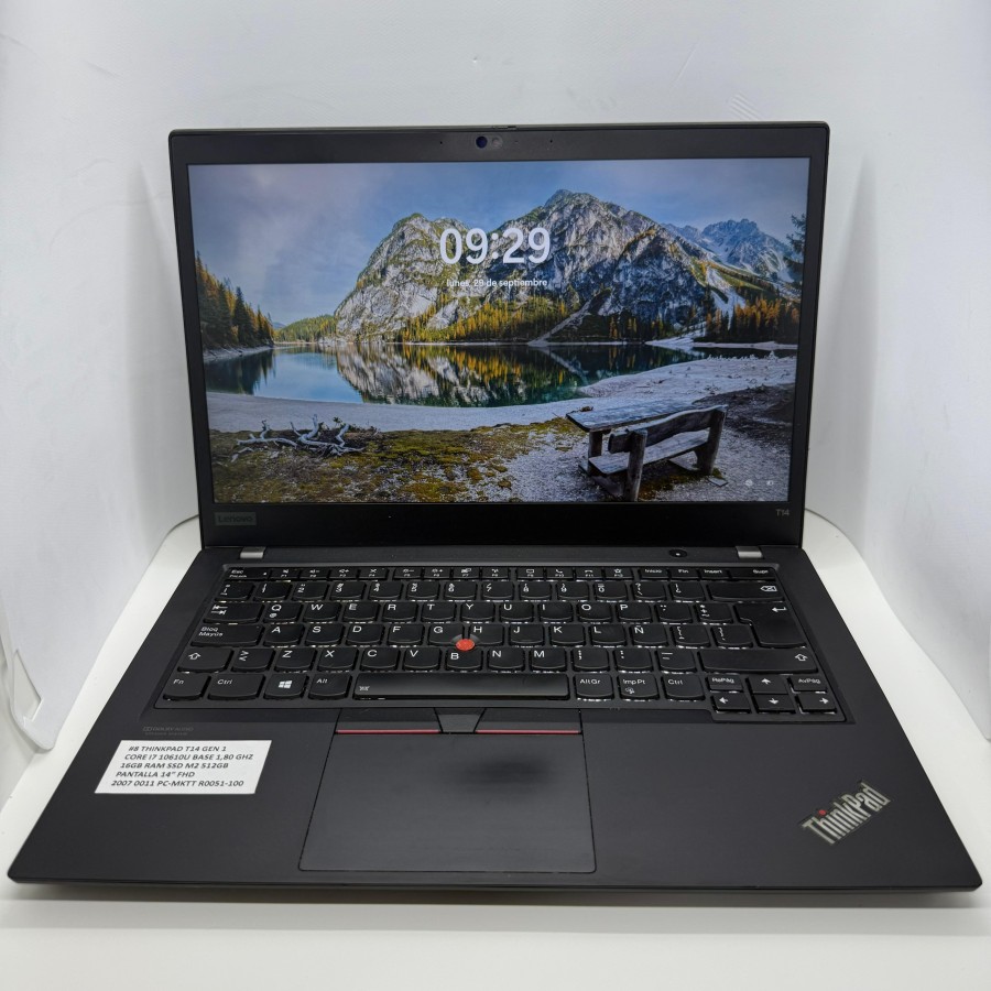 Portatil Usado Corporativo Lenovo THINKPAD T14 GEN 1 INTEL CORE I7 10610U