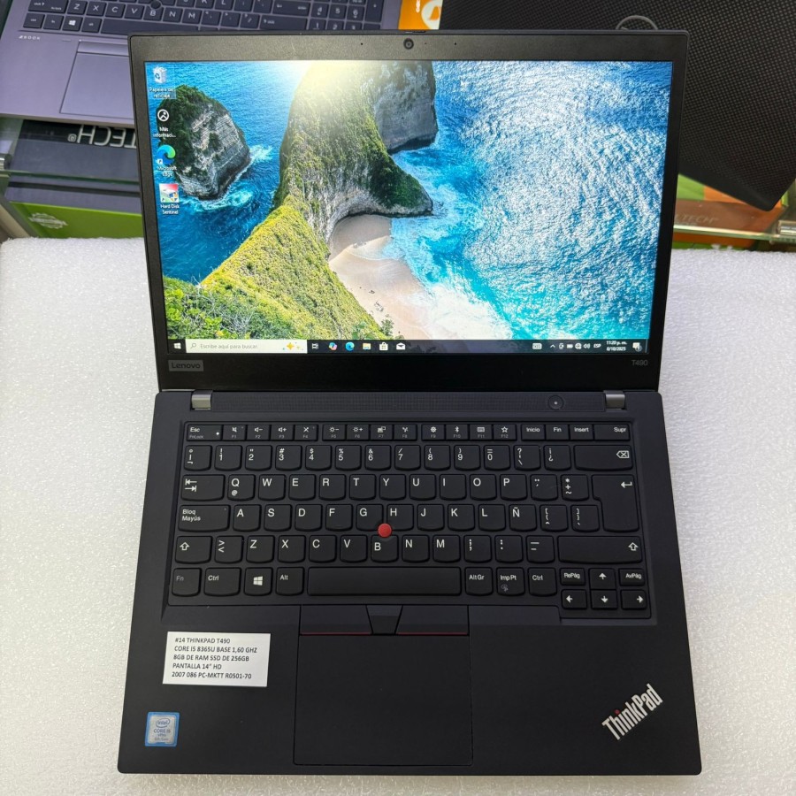 Portatil Usado Corporativo LENOVO THINKPAD T490 CORE I5 8365U