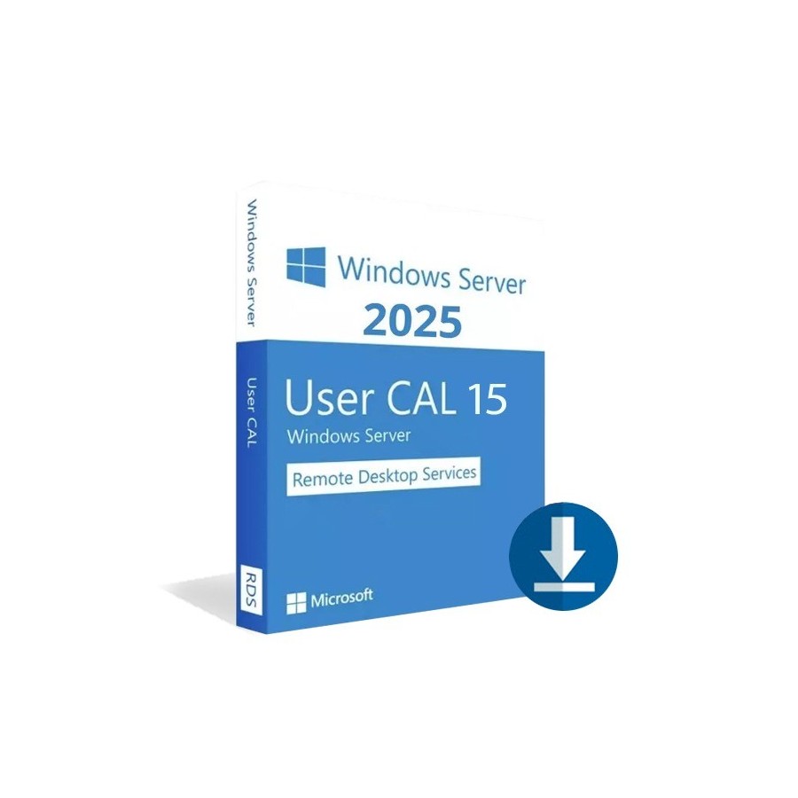 Compra Licencia CAL 15 Usuarios Windows Server 2025 | Original Microsoft
