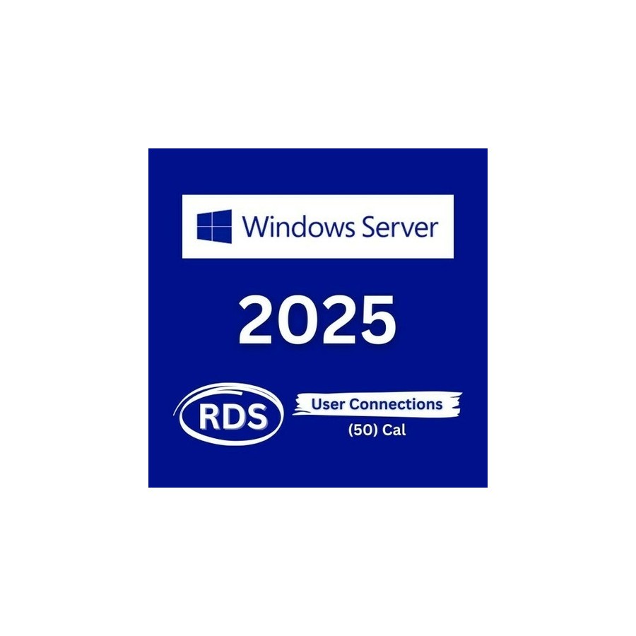 Compra Licencia CAL 50 Usuarios Windows Server 2025 | Original Microsoft