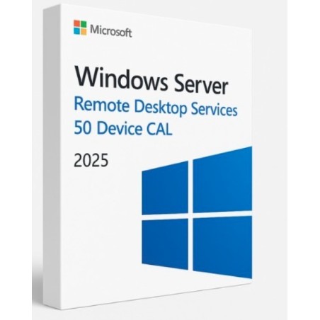 Licencia CAL Windows server 2025 50 usuarios