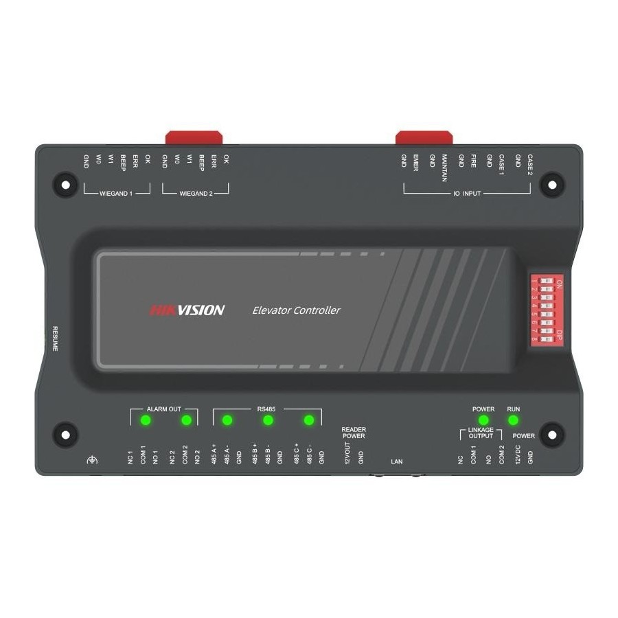 DS-K2220X(P) | Controlador de Elevador Profesional con Alta Capacidad y Comunicación TCP/IP + RS-485