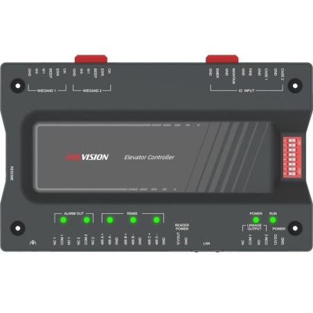 DS-K2220X(P) | Controlador de Elevador Profesional con Alta Capacidad y Comunicación TCP/IP + RS-485