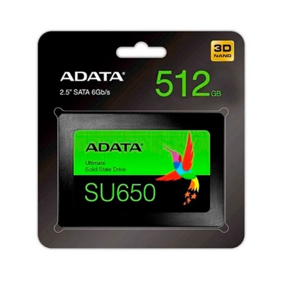 Unidad de Estado Solido ADATA SU650 512GB COLOR Negro