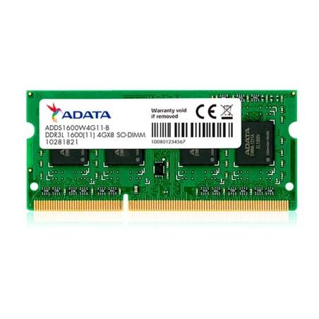 Memoria RAM ADATA Portátil DDR3 8GB Bus 1600 Mbps