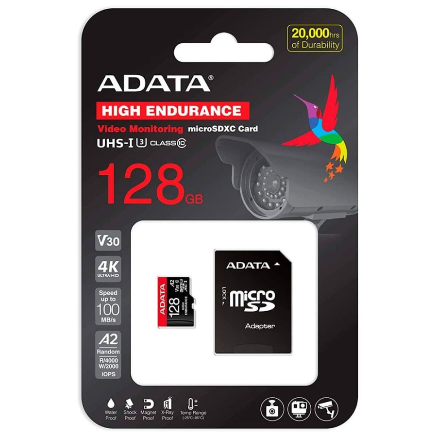 Memoria Micro SD ADATA 128GB Alta Resistencia V30