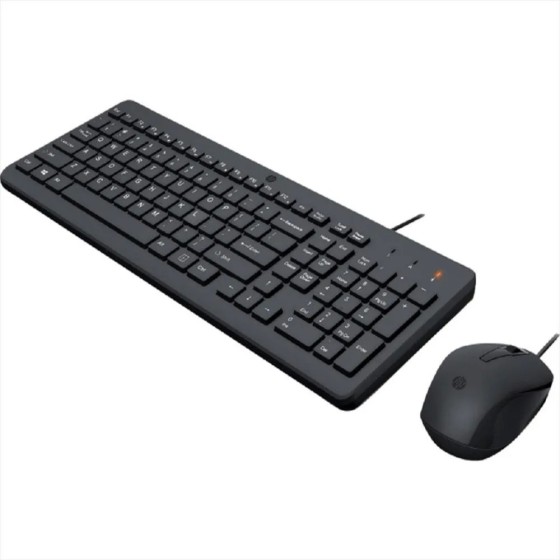 Combo Teclado y Mouse Alámbrico HP 150