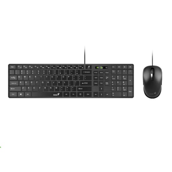 Combo Teclado GENIUS + Mouse SlimStar C126 Alambrico