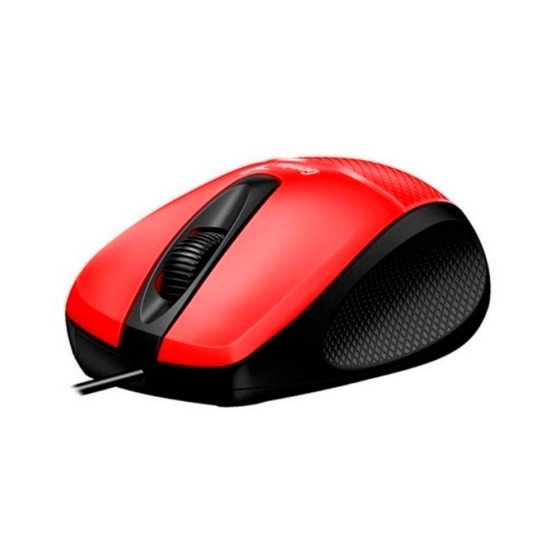 Mouse Alambrico GENIUS Ergonomico DX-150X USB Rojo