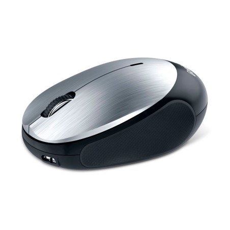 Mouse inalambrico GENIUS Bluetooth 4.0, recargable color gris plata