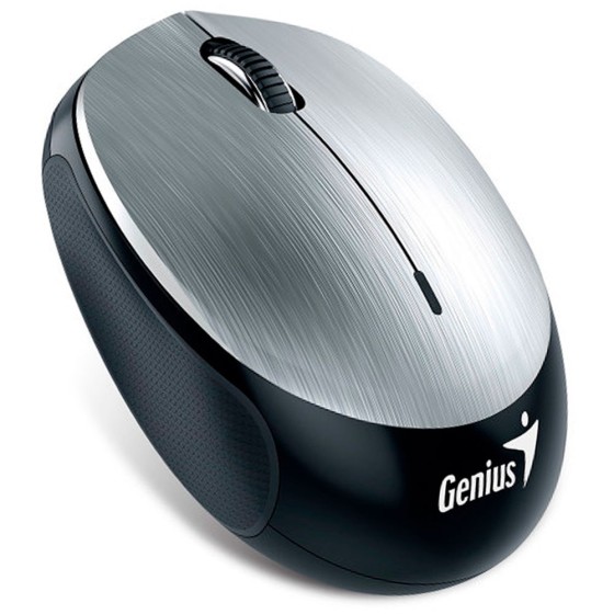 Mouse inalambrico GENIUS Bluetooth 4.0, recargable color gris plata