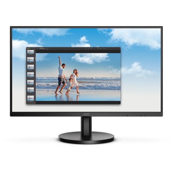 Monitor AOC LCD Profesional plano 27 IPS Full