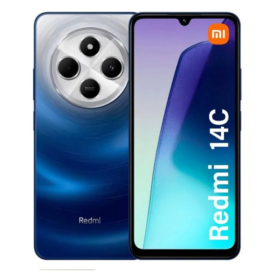 Celular Xiaomi Redmi 14C Starry Blue 4GB + 256GB